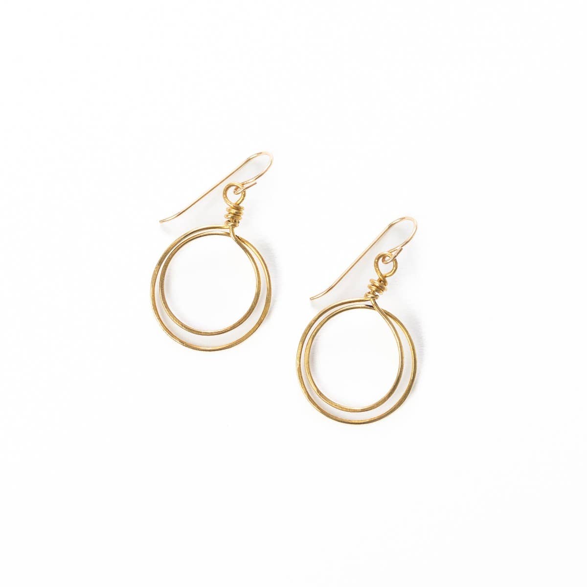 Zomi Circles of Unity Earrings in Gold