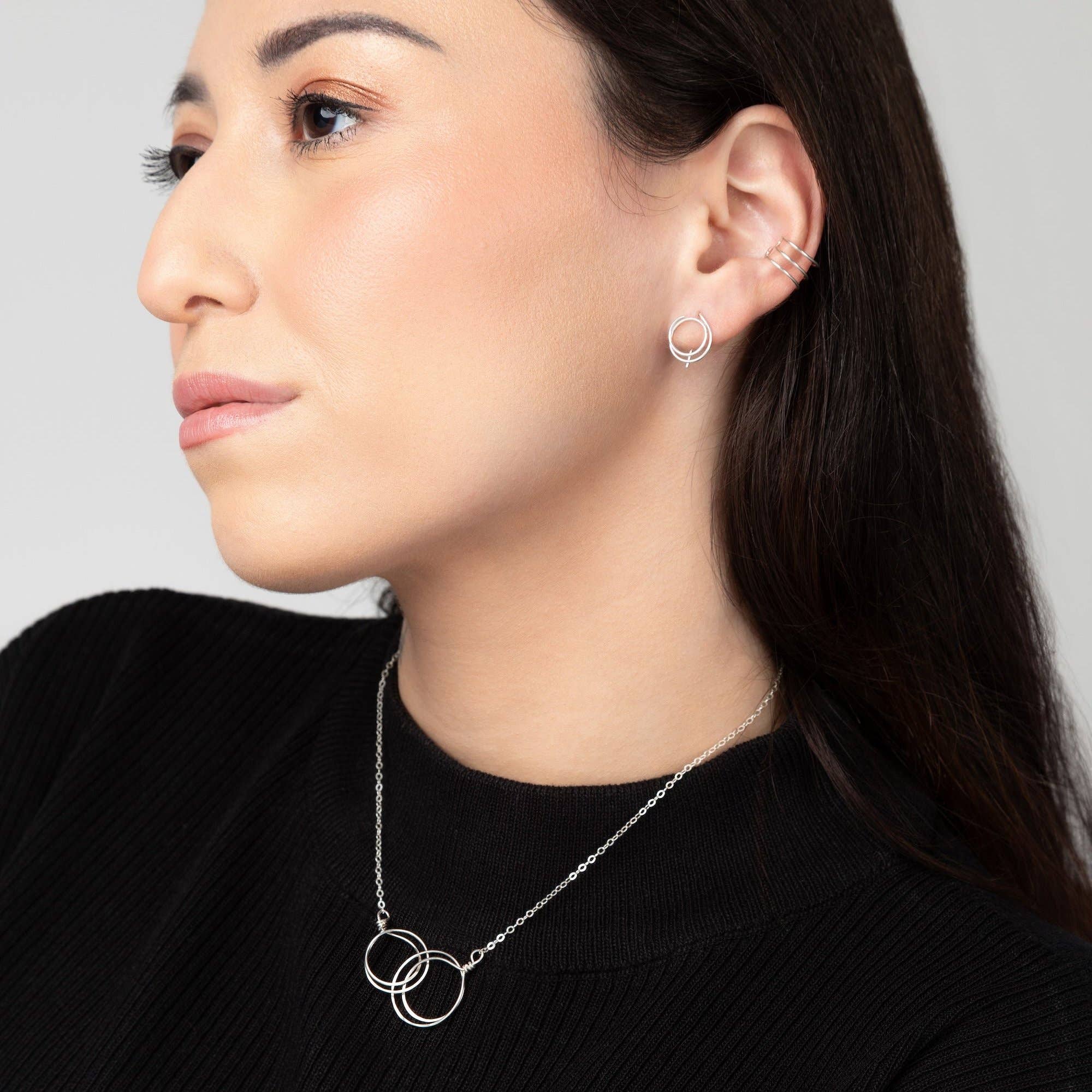 Zomi Open Circle Earrings- Assorted