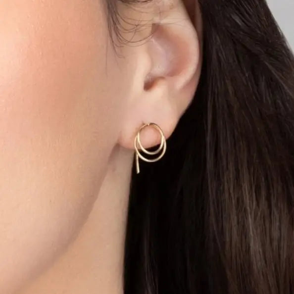 Zomi Open Circle Earrings- Assorted