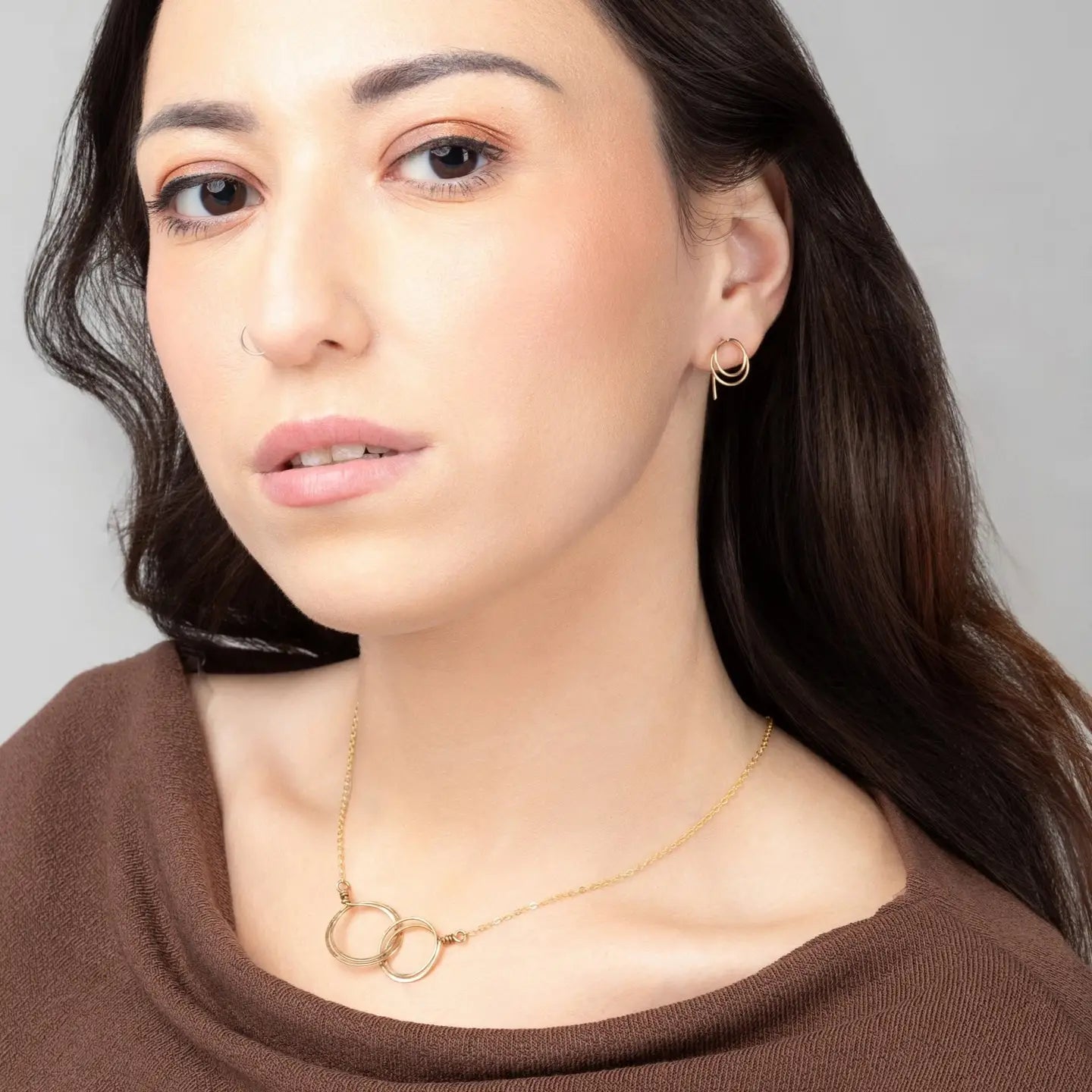 Zomi Open Circle Earrings- Assorted