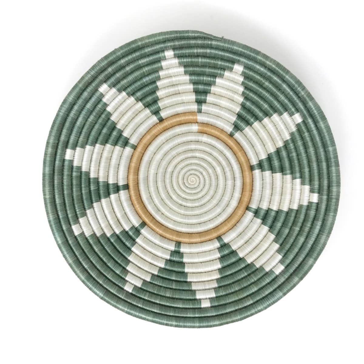 Zuba Woven Bowl- Teal- Assorted Sizes- (*Large- Local Pickup/Local Delivery Only)