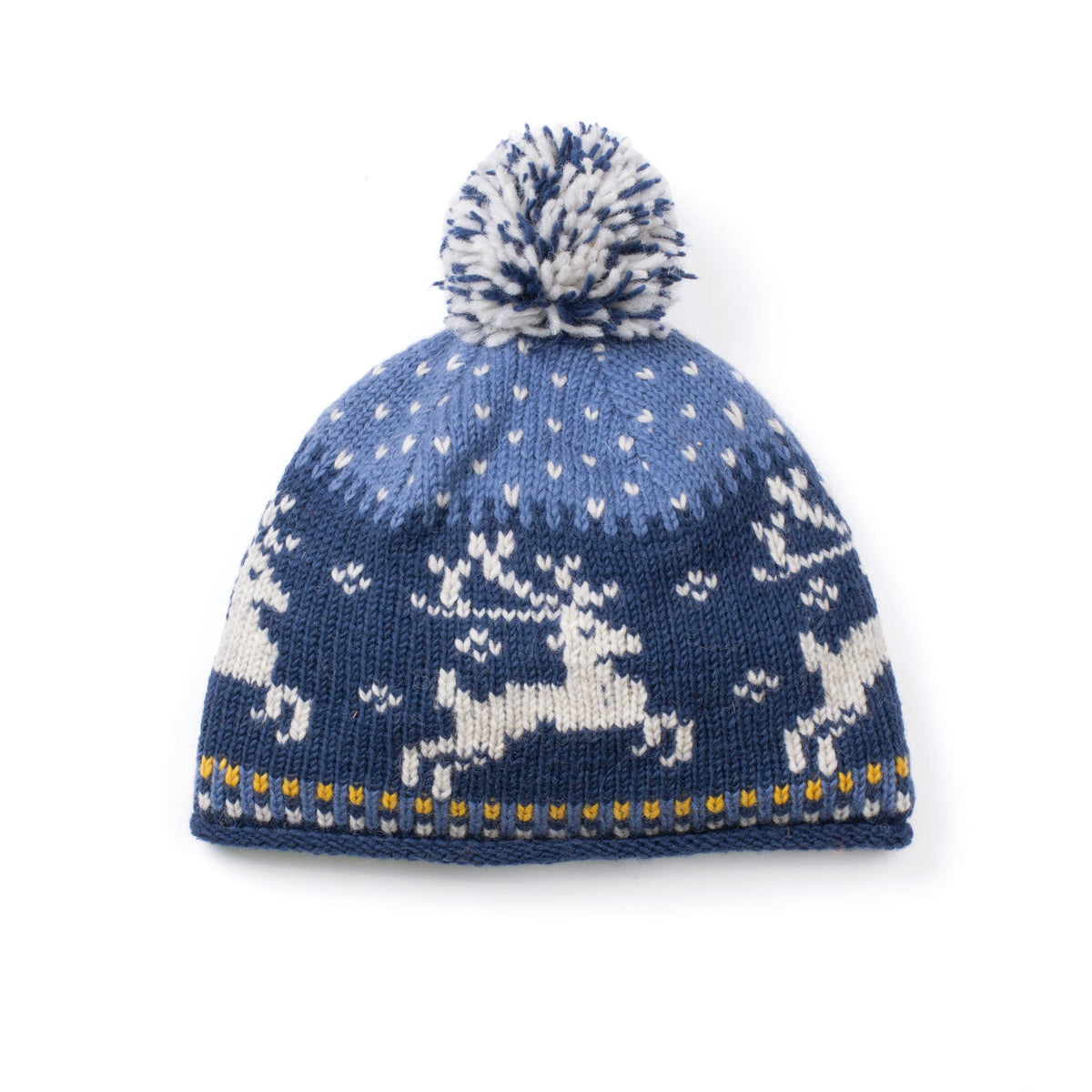 Yuletide Knit Wool Hat- Assorted Colors