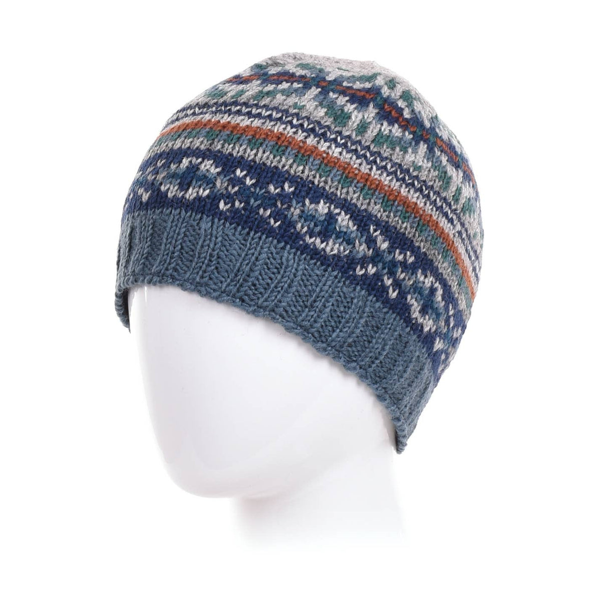Axel Fair Isle Knit Wool Hat- Assorted Colors