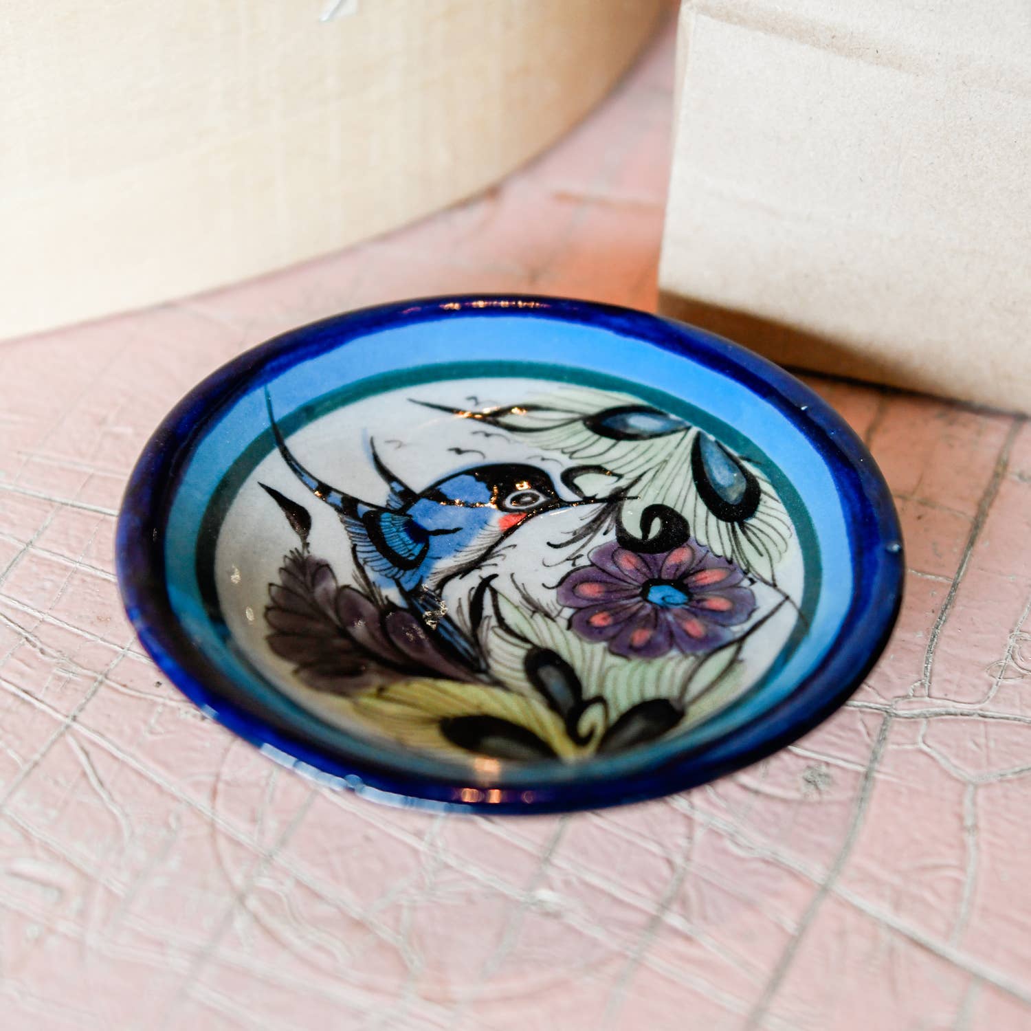 Wild Bird Small Plate- Assorted Colors and Designs