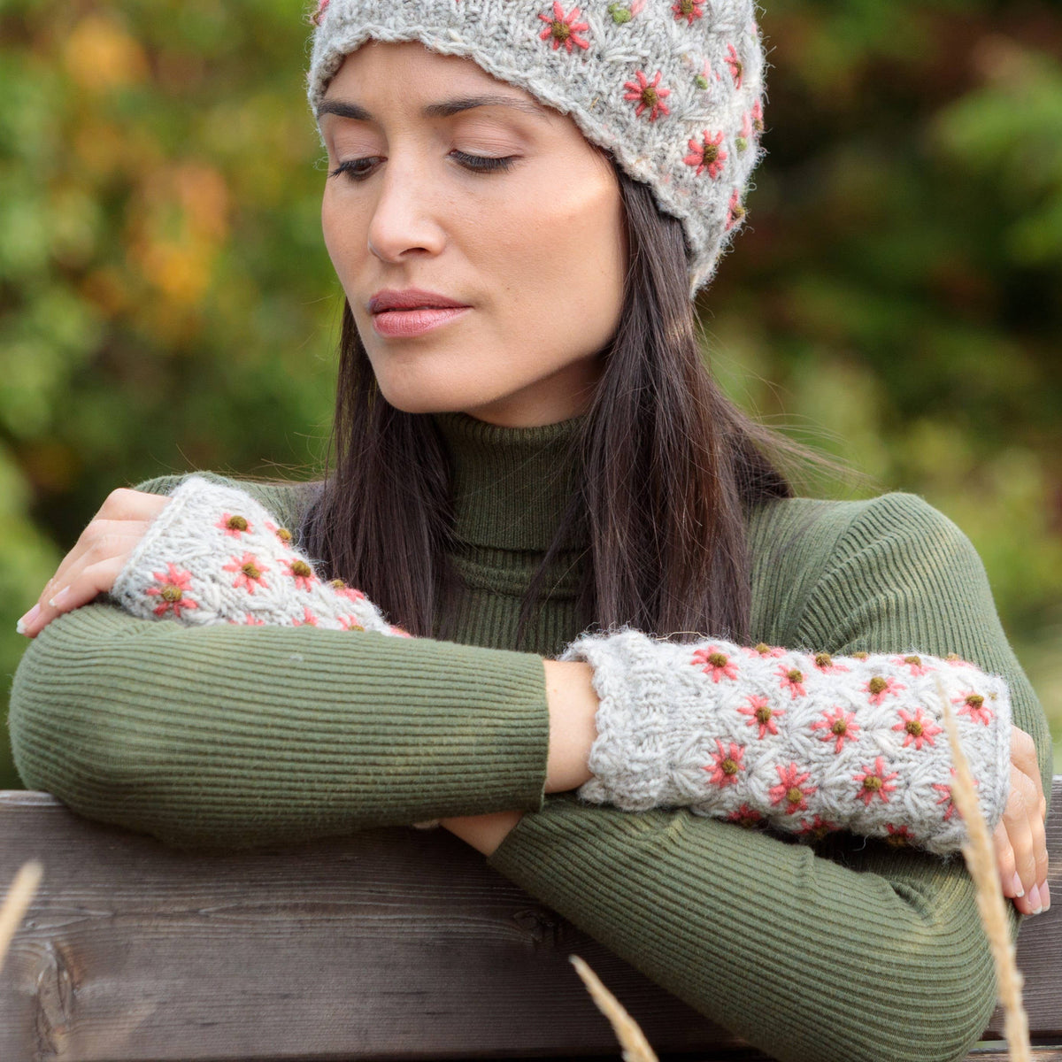 Anaya Knit Wool Handwarmers- Assorted Colors