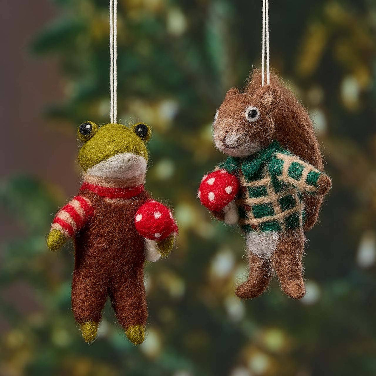 Foraging Friends Ornament- Assorted Animals- Sold Individually
