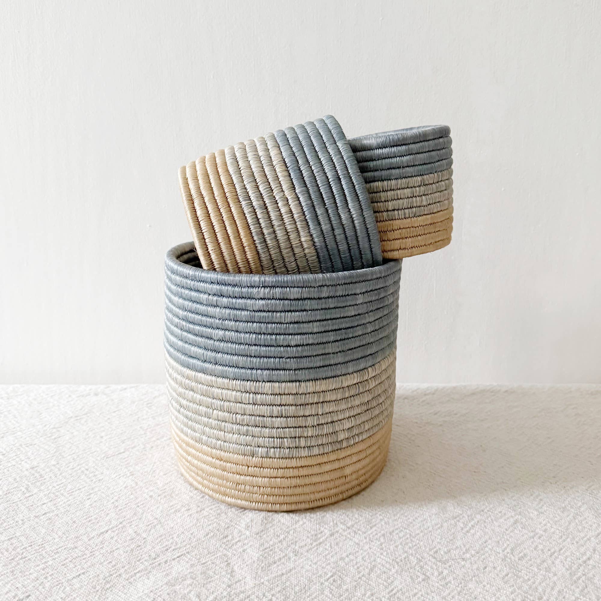Luako Sweetgrass Basket- Assorted Sizes- Sold Individually