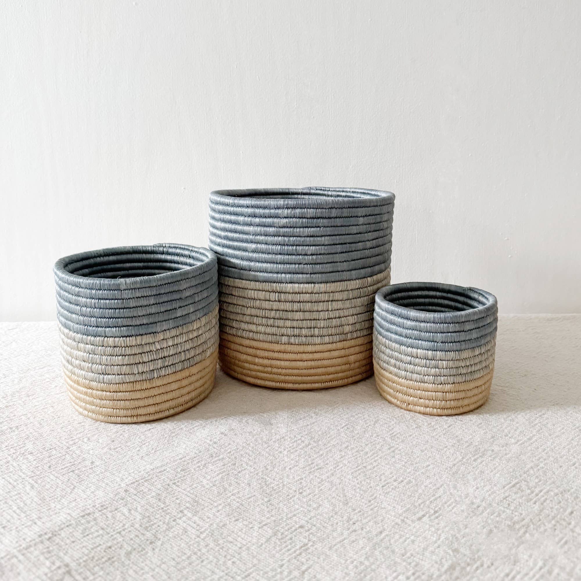Luako Sweetgrass Basket- Assorted Sizes- Sold Individually