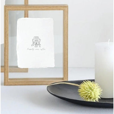 5" x 7" Floating Frames for Deckled Edge Greeting Cards