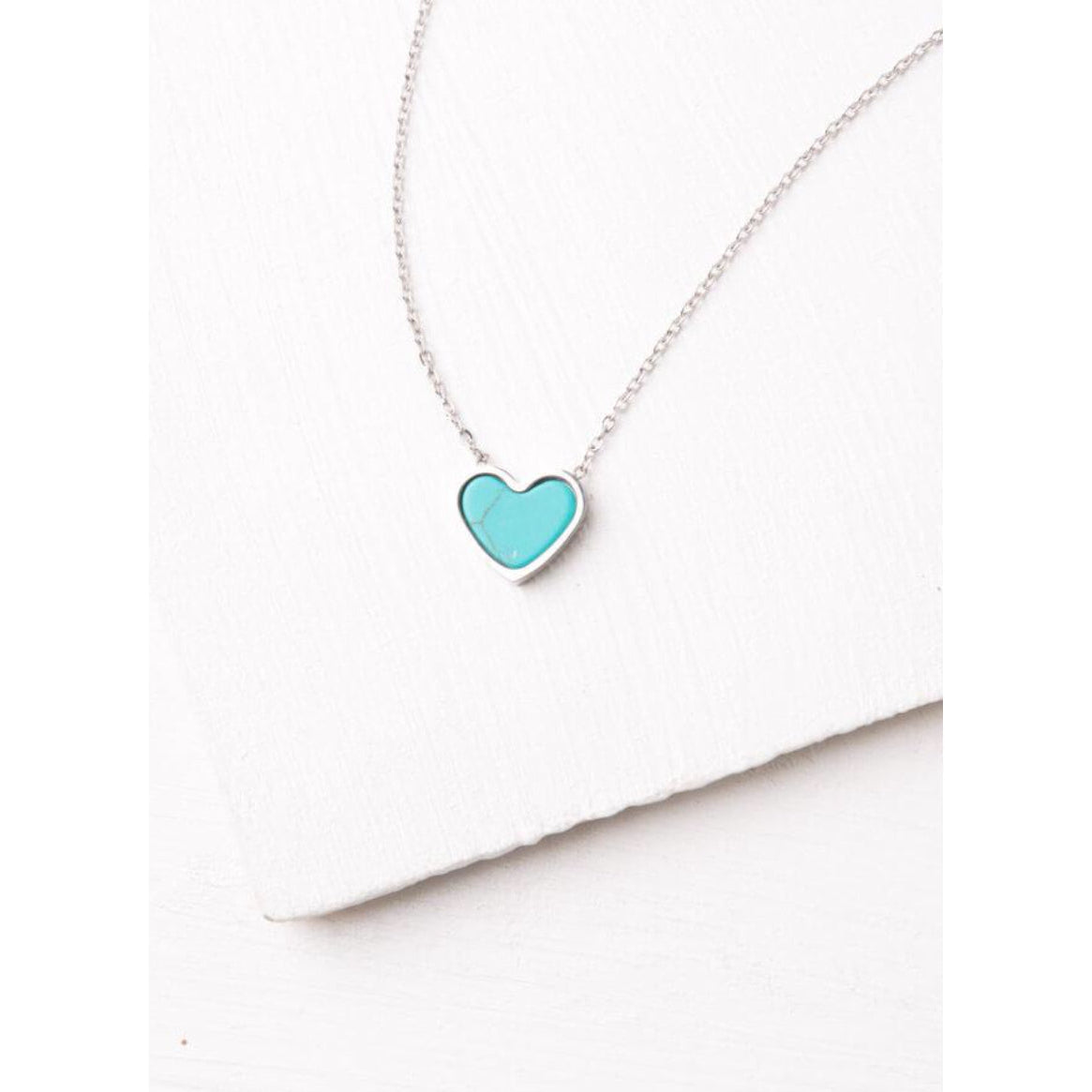 Bay Turquoise Heart Necklace