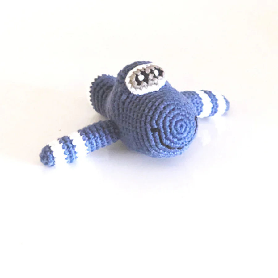 Blue Airplane Rattle