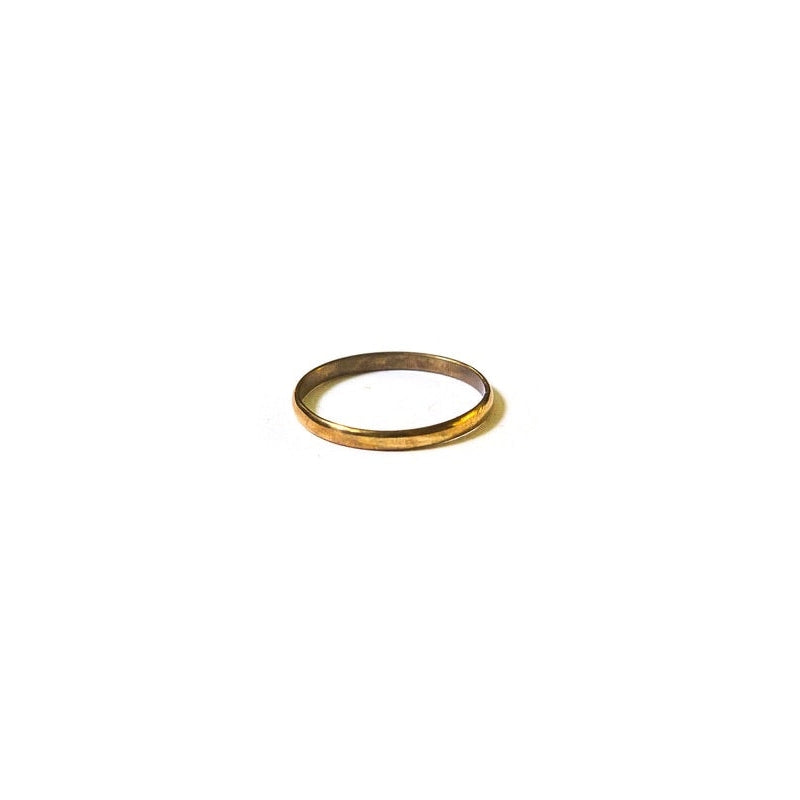 Brass Stacking Ring - Solid