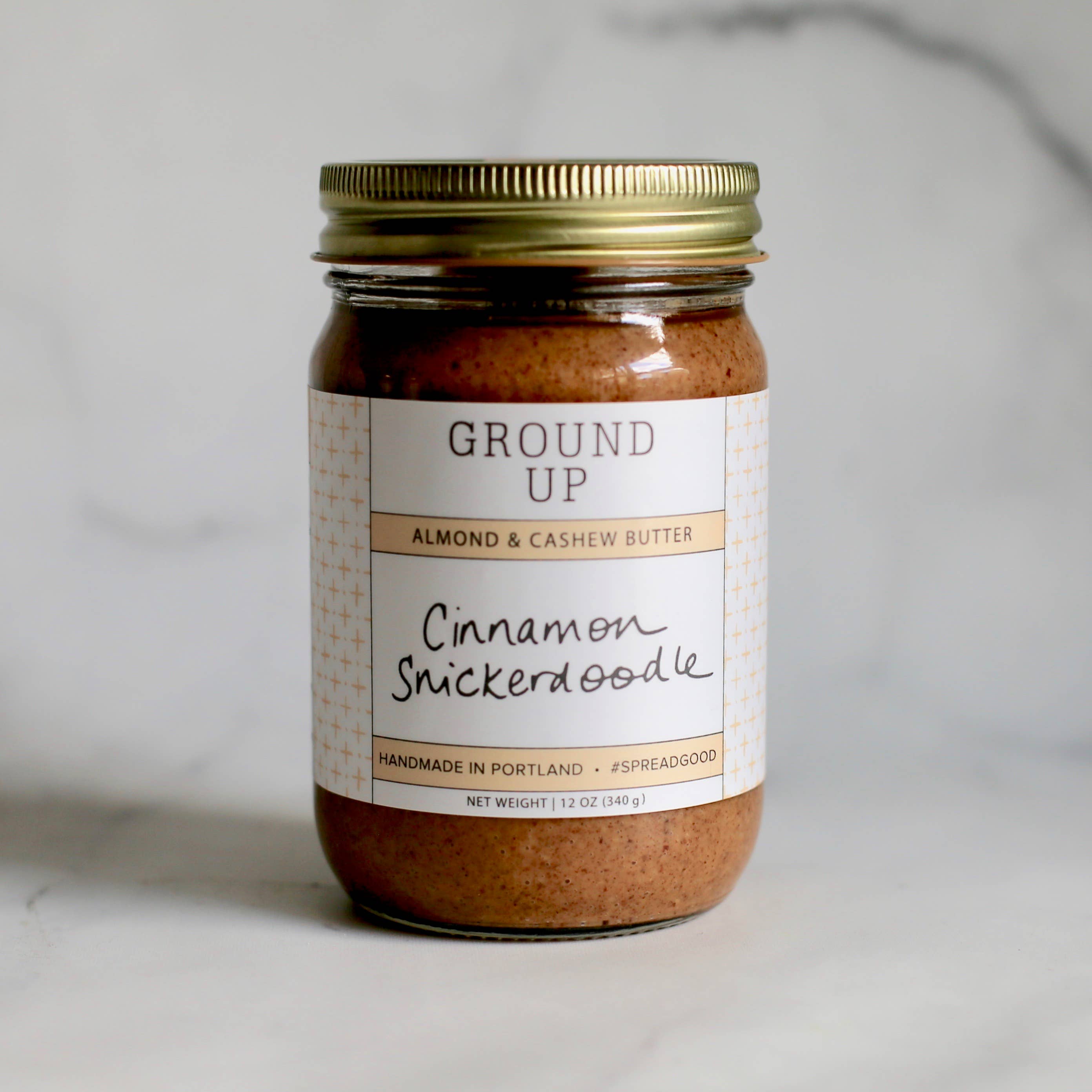 Cinnamon Snickerdoodle Almond + Cashew Nut Butter- Assorted Sizes (*Local Pickup/Local Delivery Only)