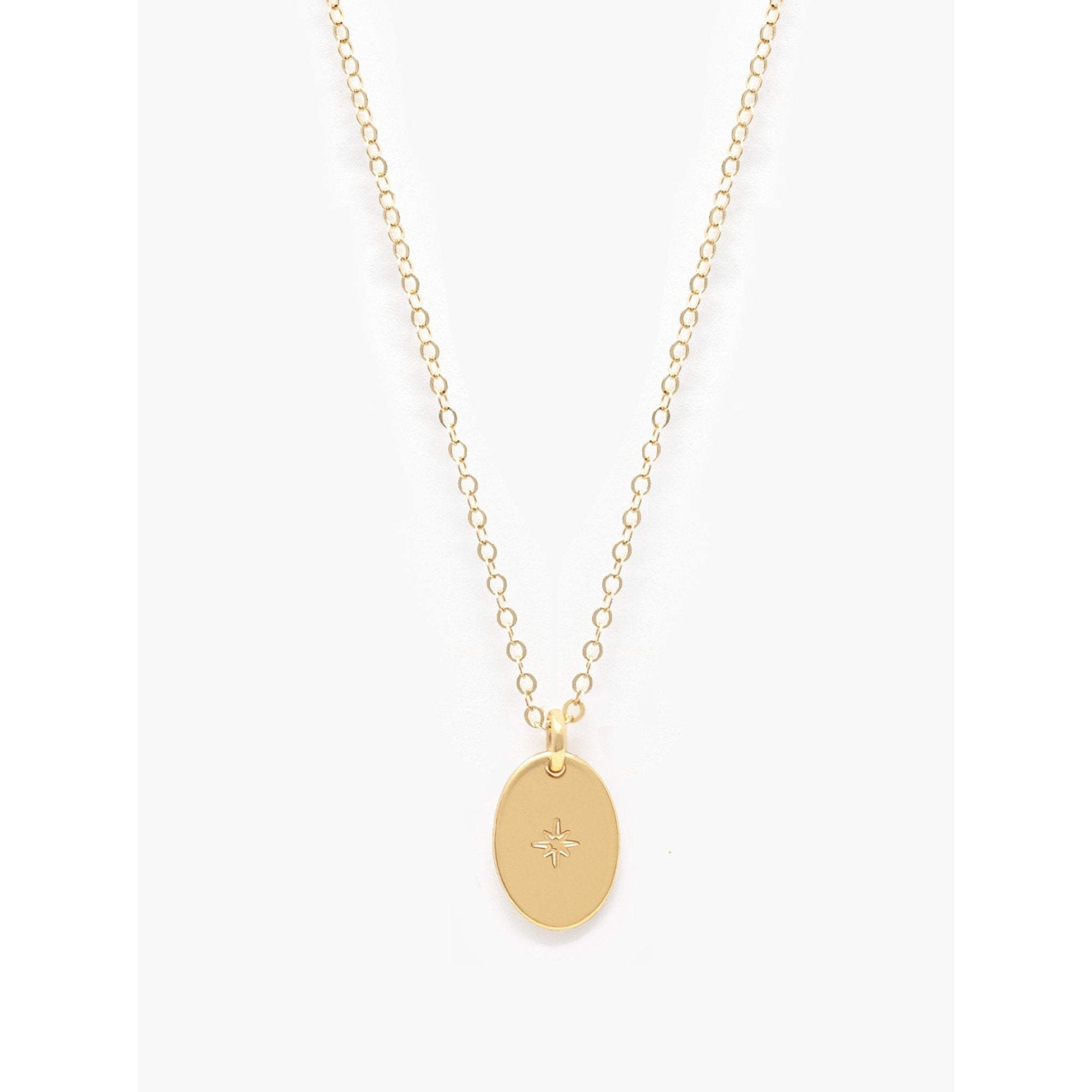 Dainty Oval Necklace