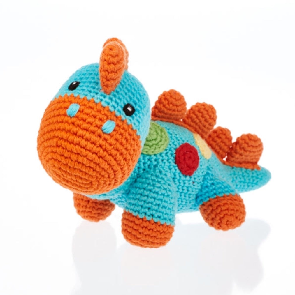 Dino Rattle - Turquoise