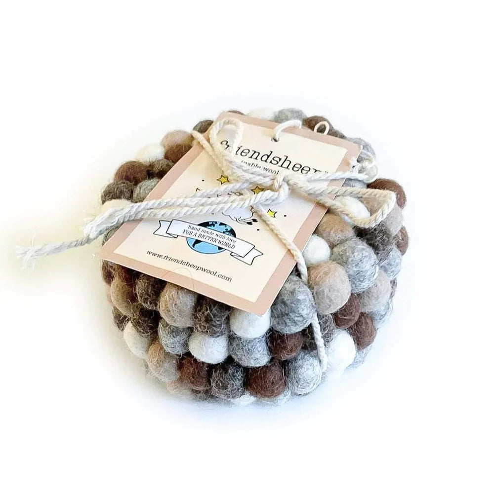 Eco Coasters-Set of 4- Assorted Colors