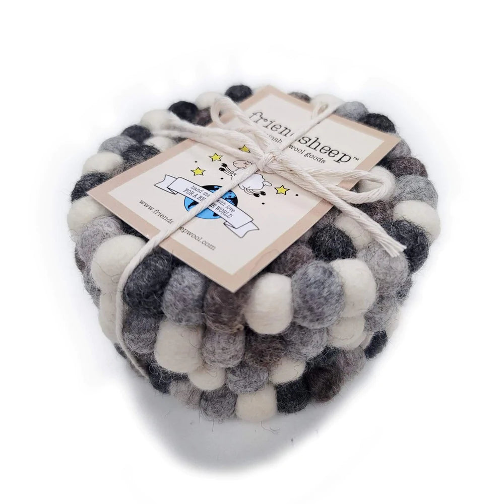 Eco Coasters-Set of 4- Assorted Colors