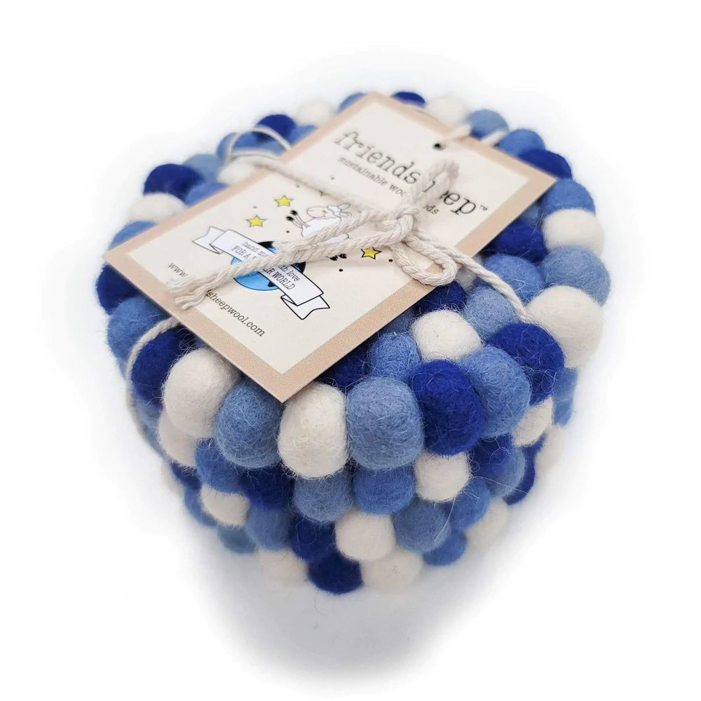 Eco Coasters-Set of 4- Assorted Colors