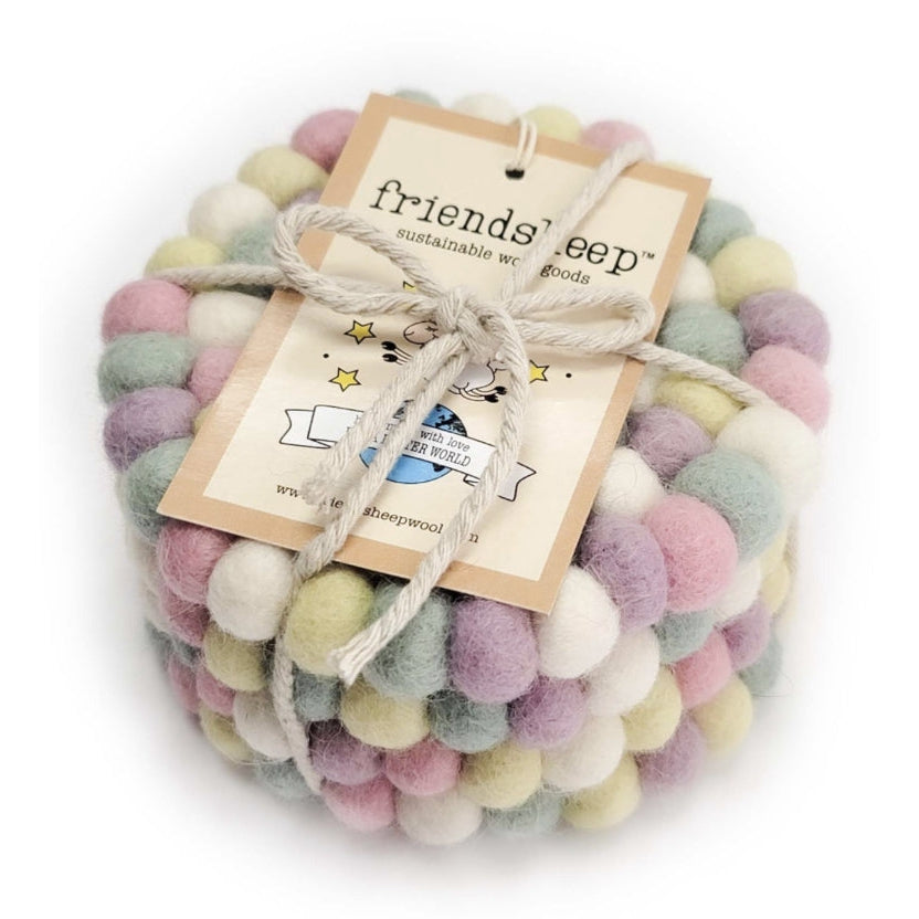 Eco Coasters-Set of 4- Assorted Colors
