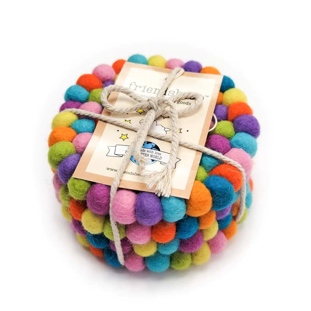 Eco Coasters-Set of 4- Assorted Colors