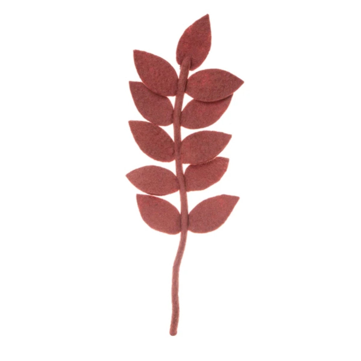 Felt Harvest Leaf Stem- Assorted Colors- Sold Individually
