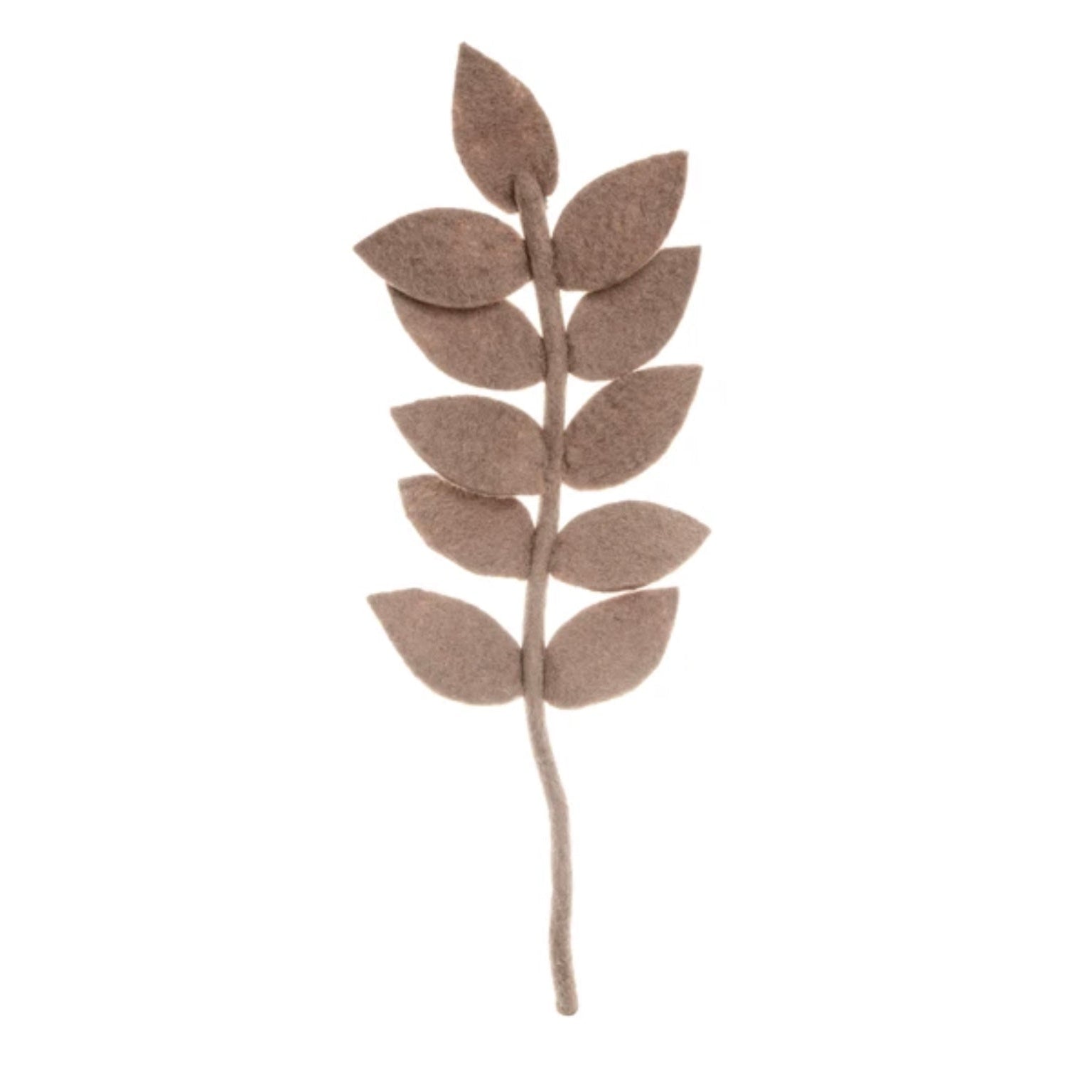 Felt Harvest Leaf Stem- Assorted Colors- Sold Individually