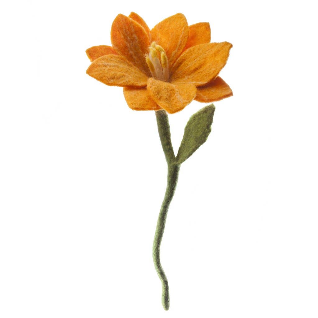 Felt Wildflower- Assorted Colors- Sold Individually