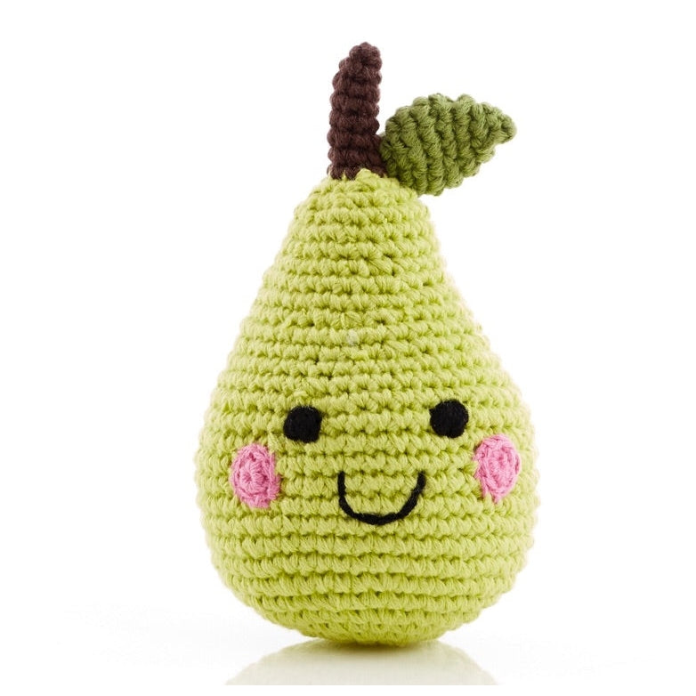 Friendly Pear Rattle