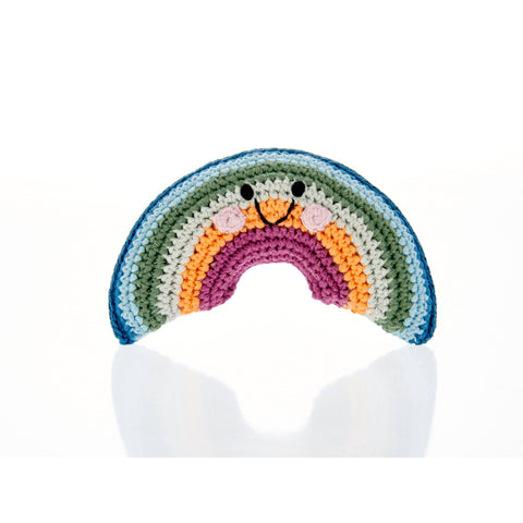 Friendly Rainbow Rattle- Modern