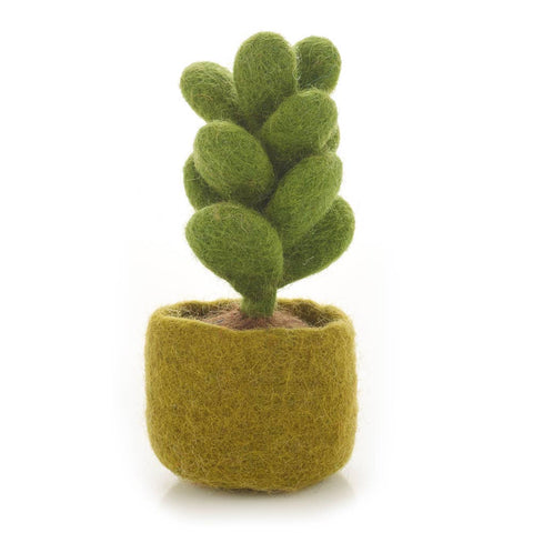 Handmade Felt Biodegradable Fake Miniature Plant - Sedum Succulent