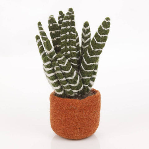 Handmade Felt Fake Plant Aloe Vera Cactus
