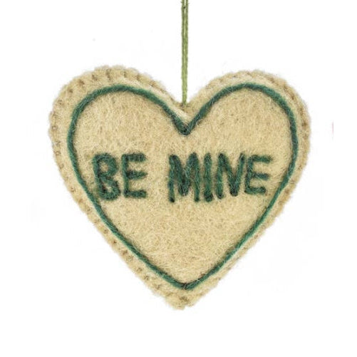 Handmade Felt Lovehearts- Sold Individually