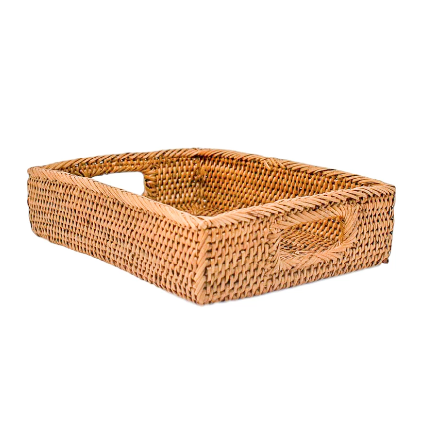 Honey Rattan Small Tray