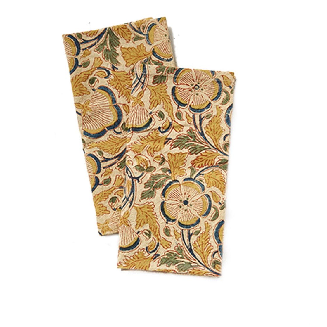 Kalamkari Meadow Napkins - Set of 2