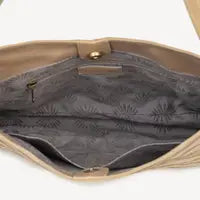Large Crisscross Shoulder Bag - Fog