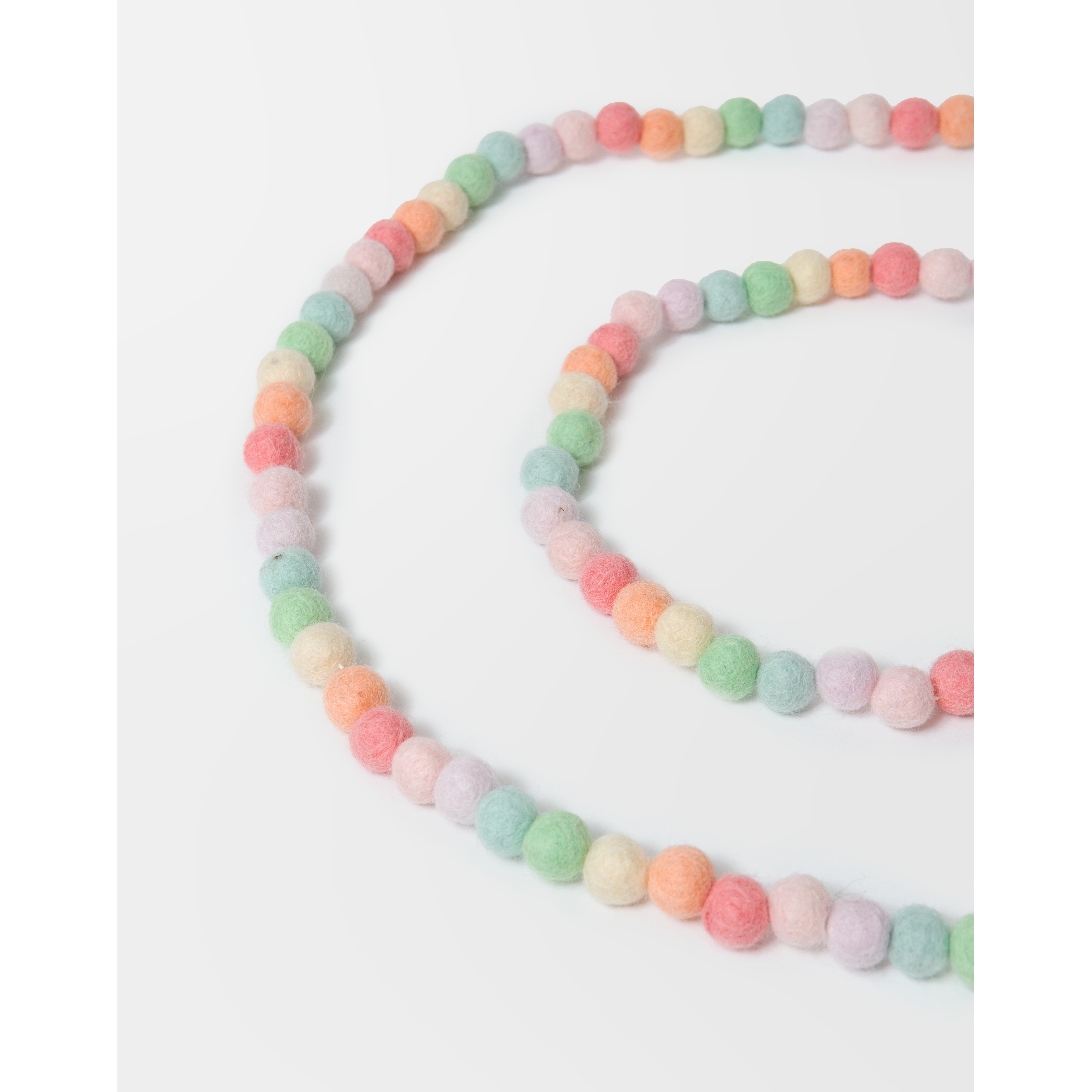 Mini Pom Felt Garland