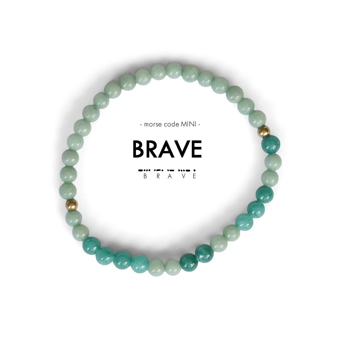 Morse Code Mini Bracelet | Brave