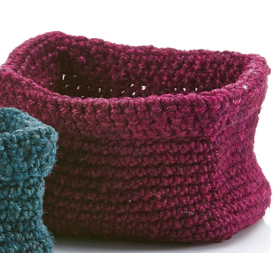 Mulberry & Eucalyptus Yanda Crocheted Nesting Baskets- Sold Individually