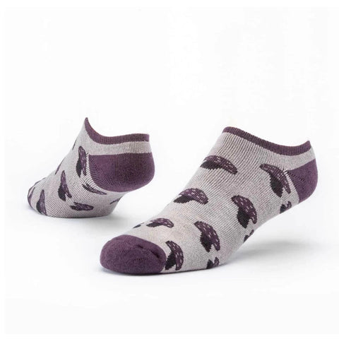 Organic Cotton Footie Sock- Taupe