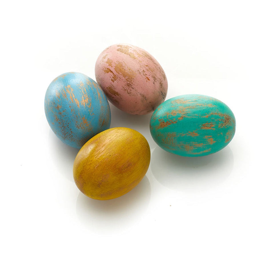 Paska Wooden Egg- Assorted Colors-Sold Individually