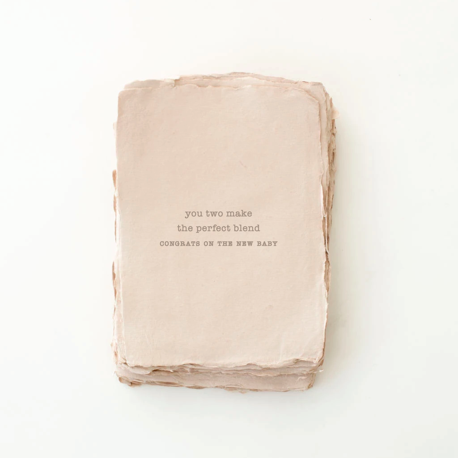 Perfect Blend- New Baby Card