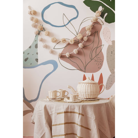 Pom Pom Cotton Garland