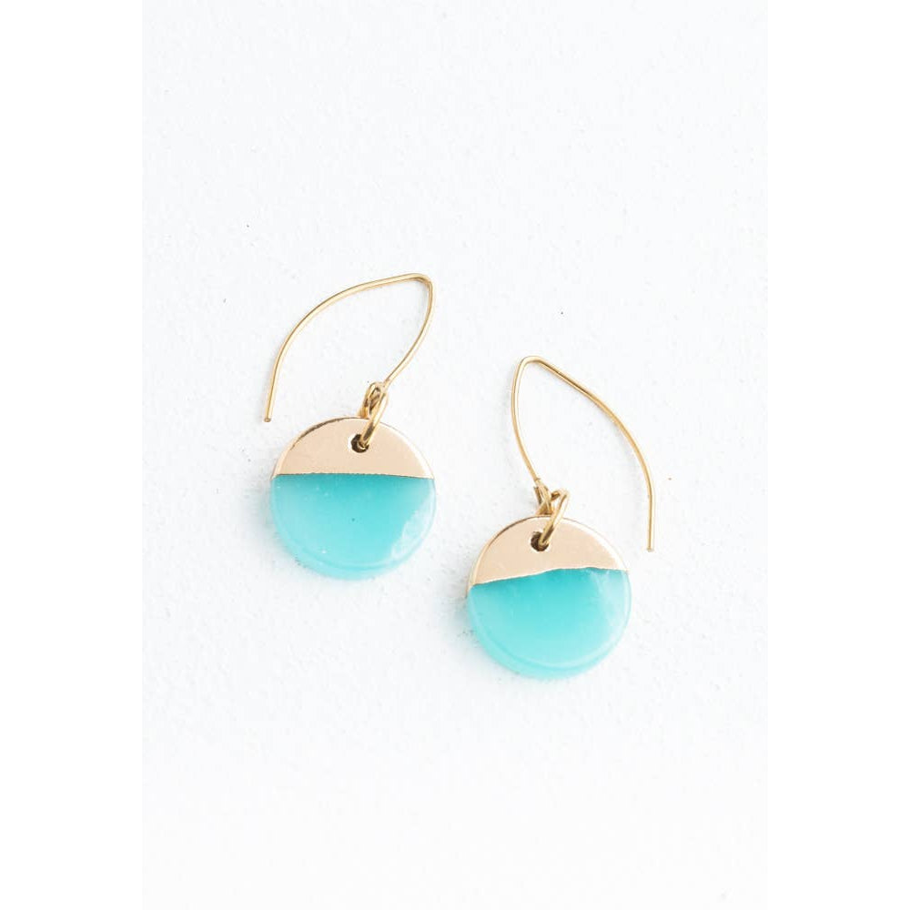 Refresh Earrings in Aqua