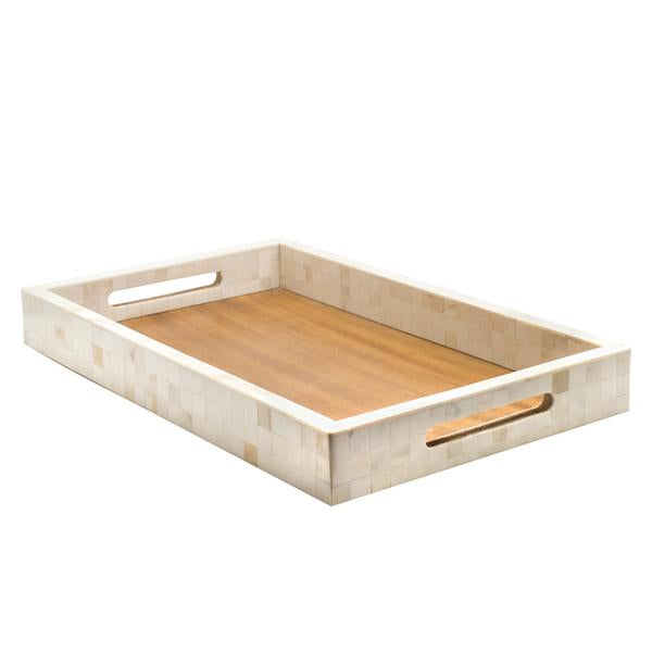 Small Natural Bone Inlay Tray- *Local Pickup/Local Delivery Only