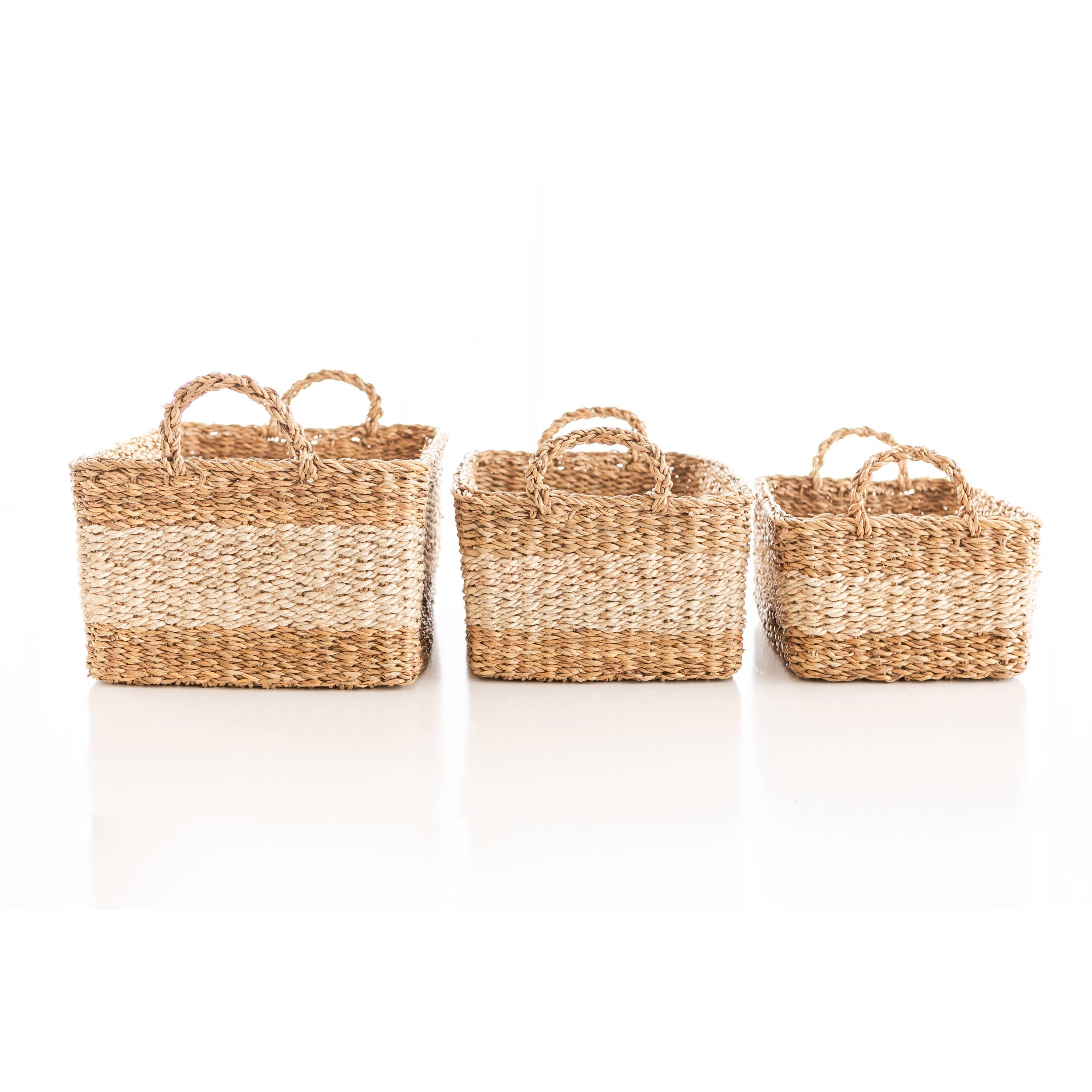 Sun Stream Jute Rope Basket Small (*Local Pickup/ Local Delivery Only)