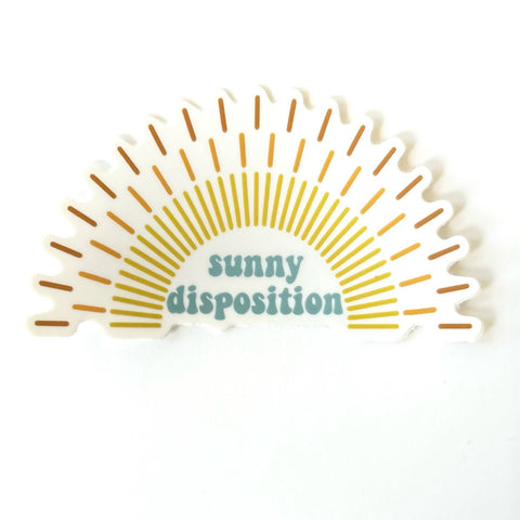 "Sunny Disposition" 3" Vinyl Sticker