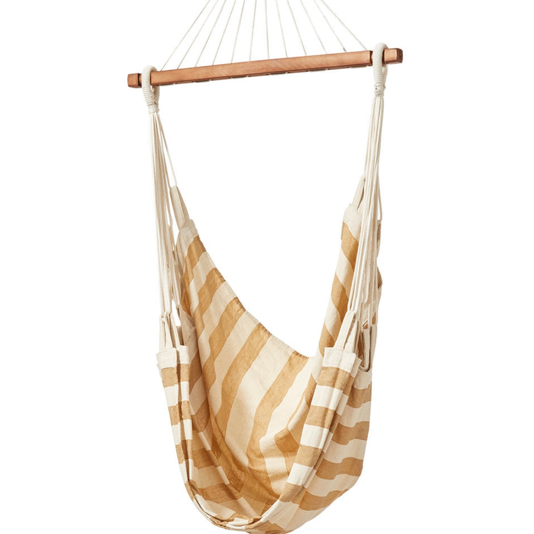 Tan and White Hammock Chair (*Local Pickup/Local Delivery Only)