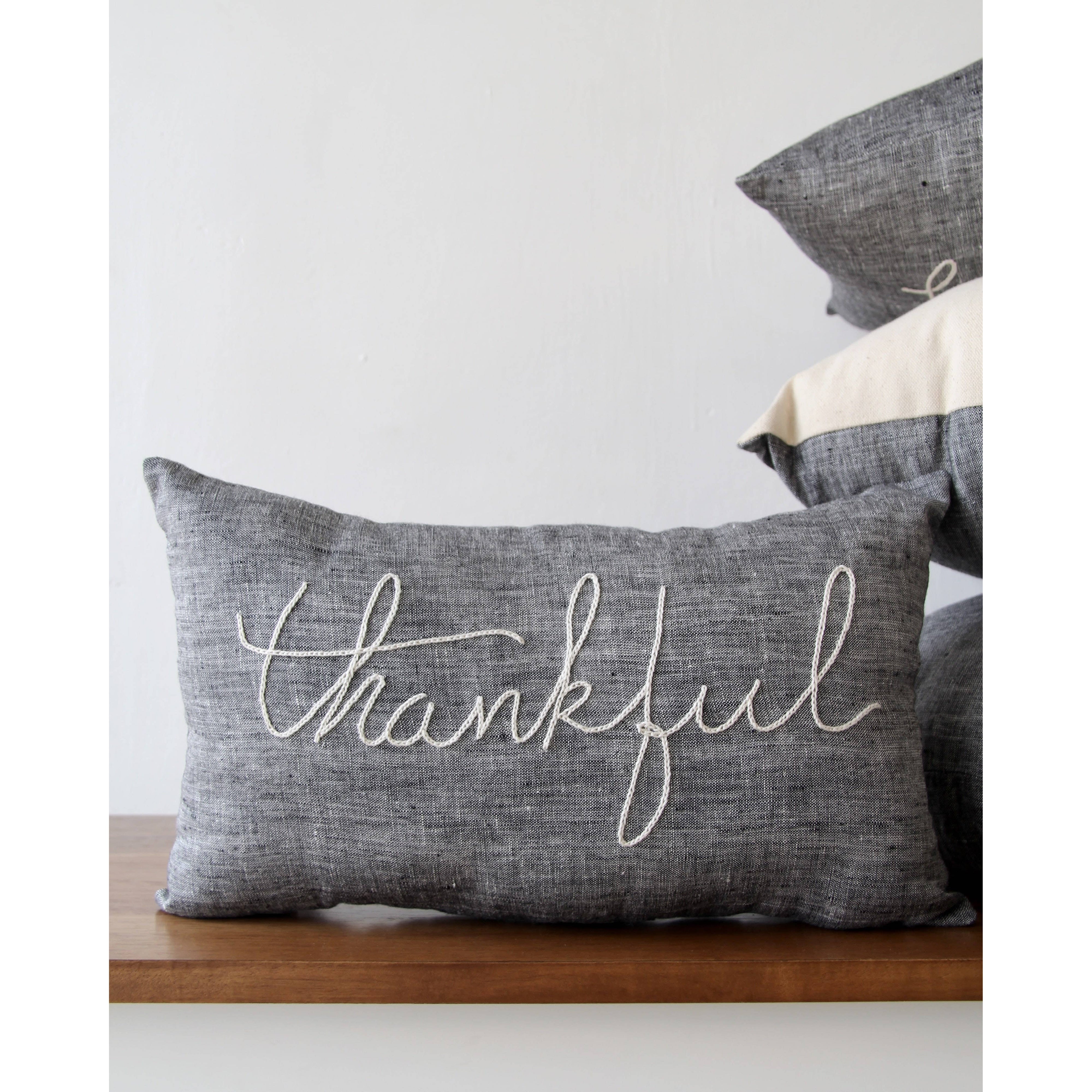 Thankful Pillow (*Local Pickup/Local Delivery only)