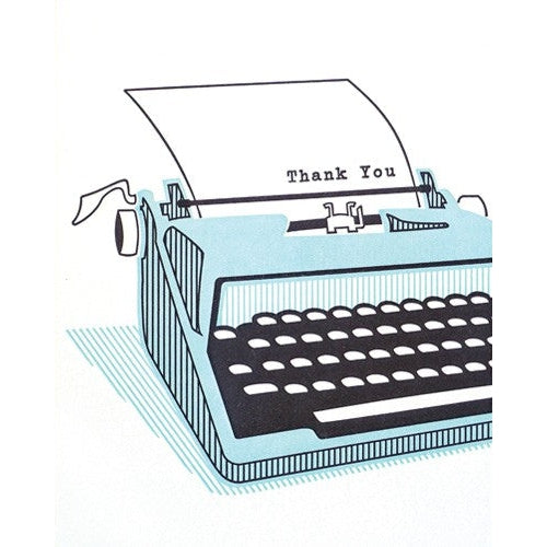 Typewriter Thank You