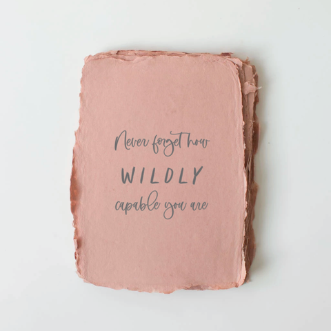 Wildly Capable You Card